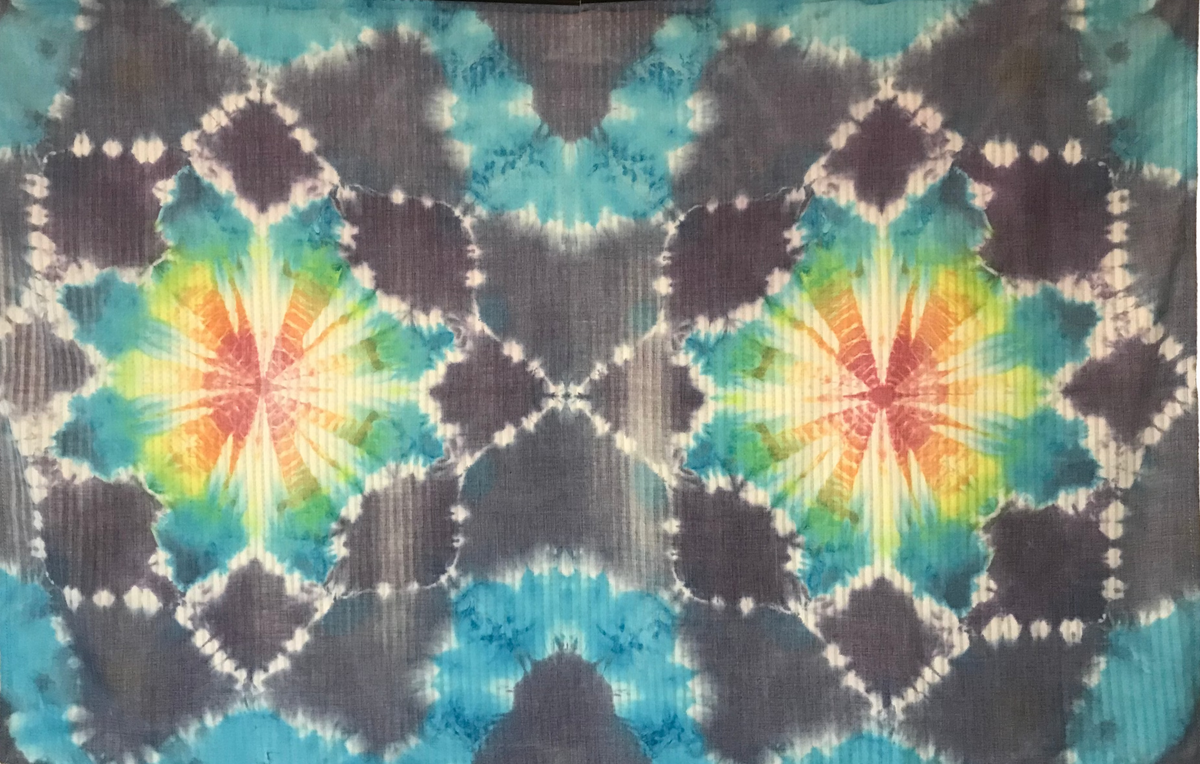 Tapestry 30" x 43" Double Mandala #1215