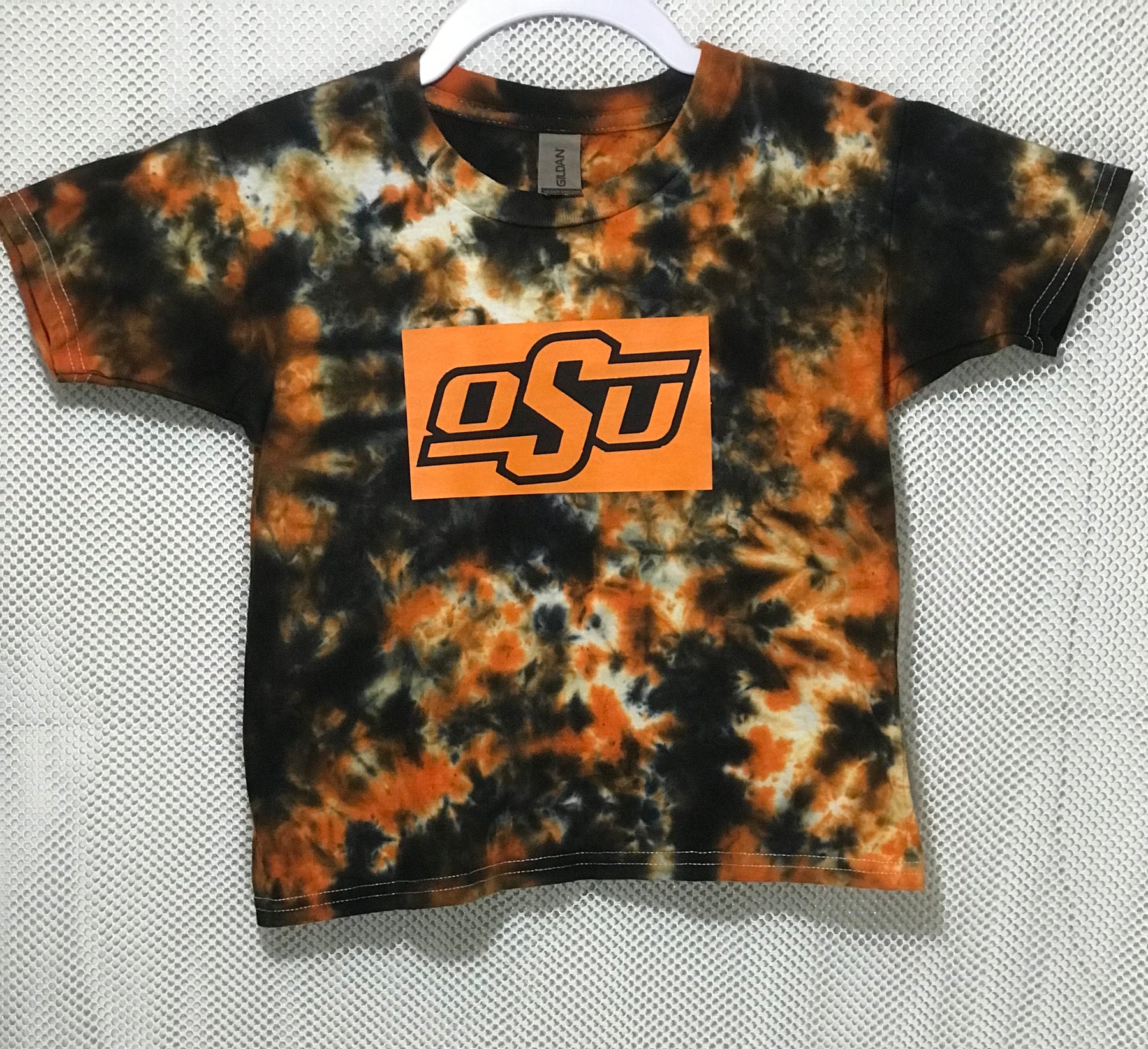 Toddler 5T Orange and Black Scrunch #1262