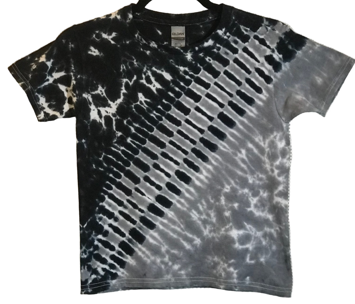 Youth Small (XS) Black and Gray Tire Track #1335