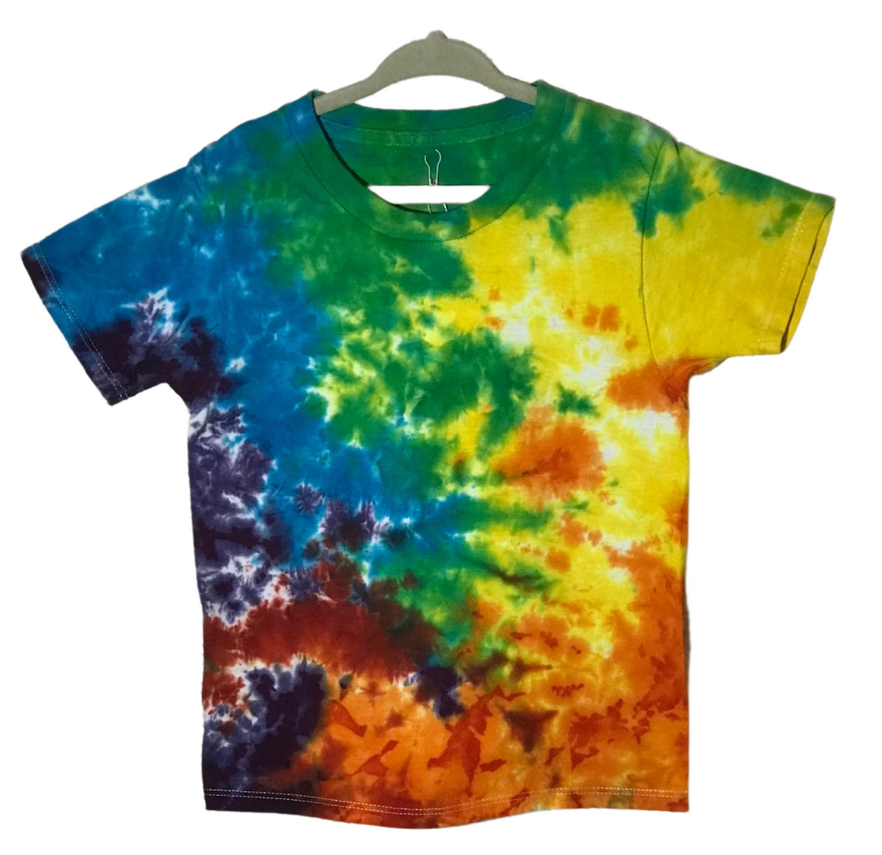 Toddler 4T/5T Rainbow Bamboo Scrunch #1458