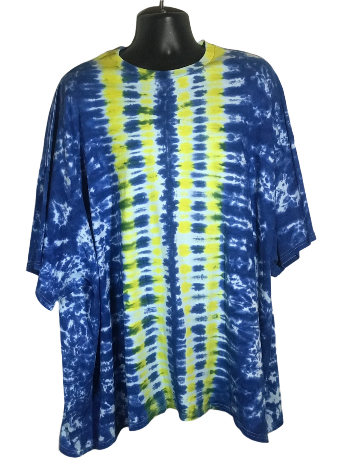 Adult 5-XL Blue With Yellow Vertical Tire Track #1507