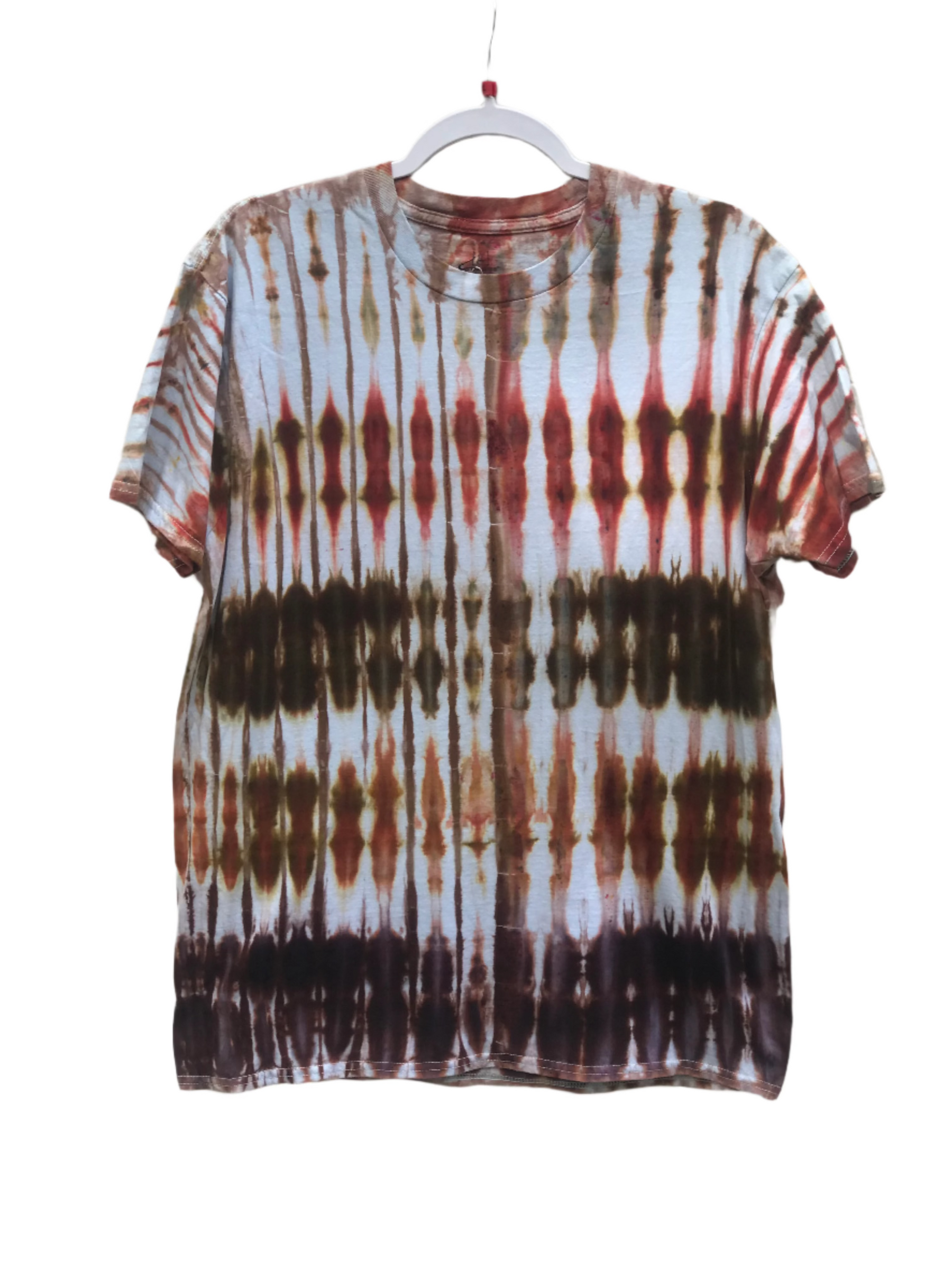 Adult Large Red and Brown Stripe #412