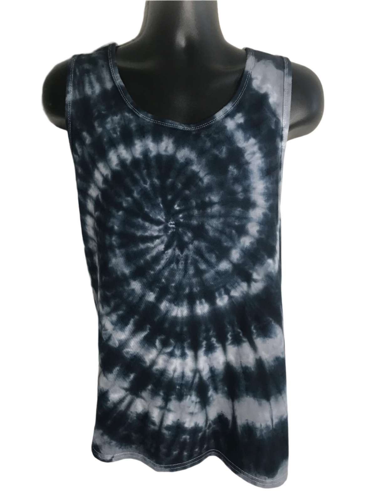 Adult XL Black and Gray Spiral - Mens #651