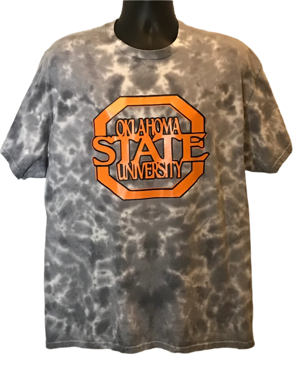 Adult XL Gray & White Scrunch Oklahoma State University #707