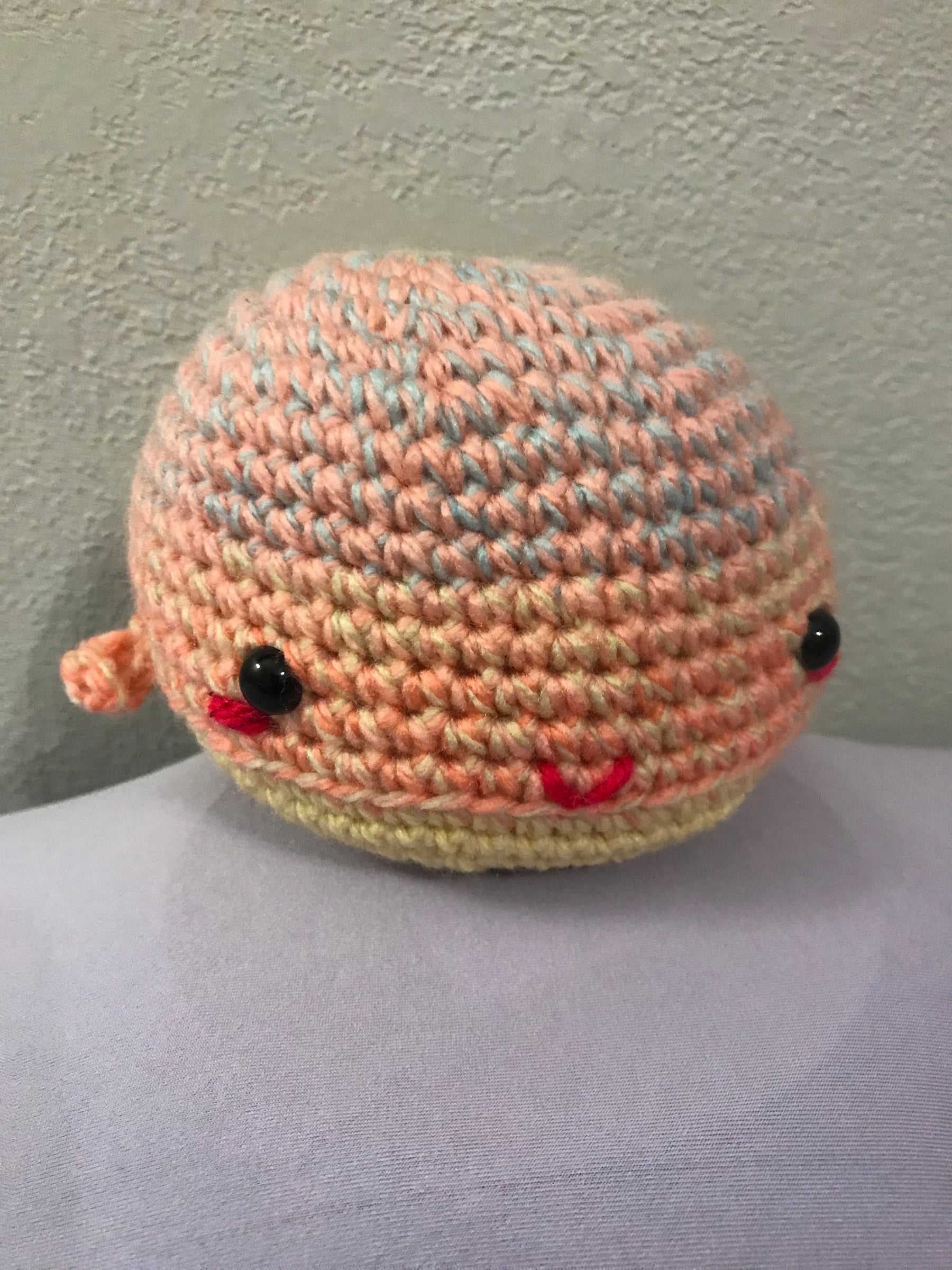 Crochet 4" x 5" Small Whale SC #101