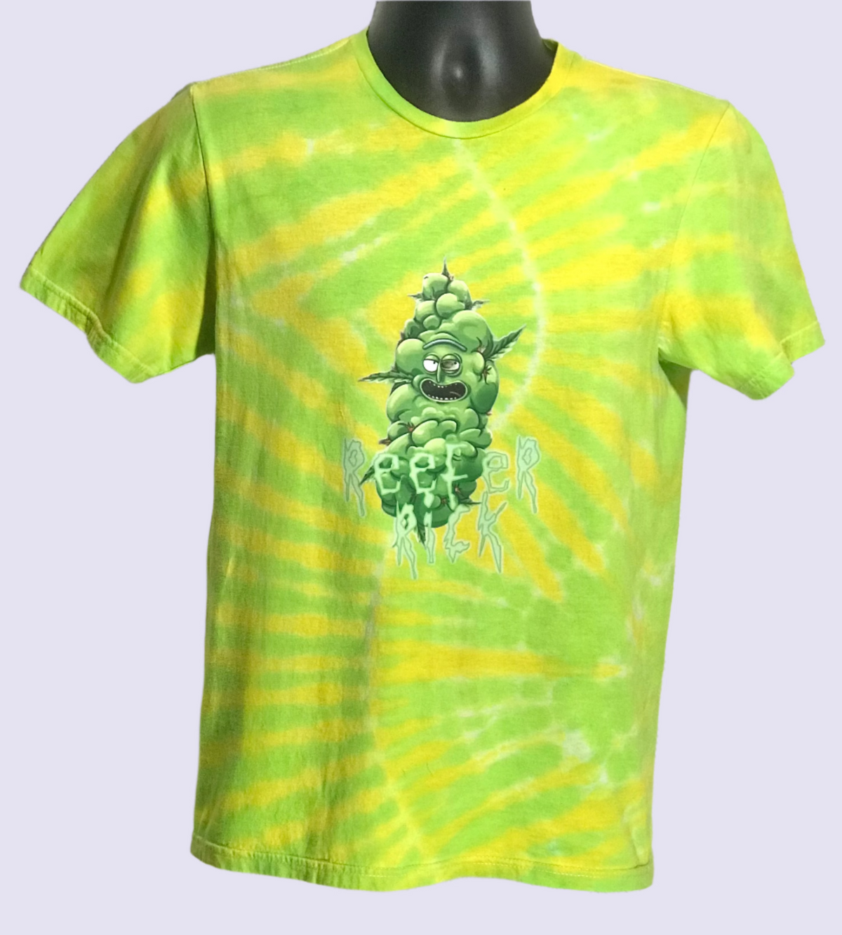 Adult Small Lime and Yellow S Tire Track #047