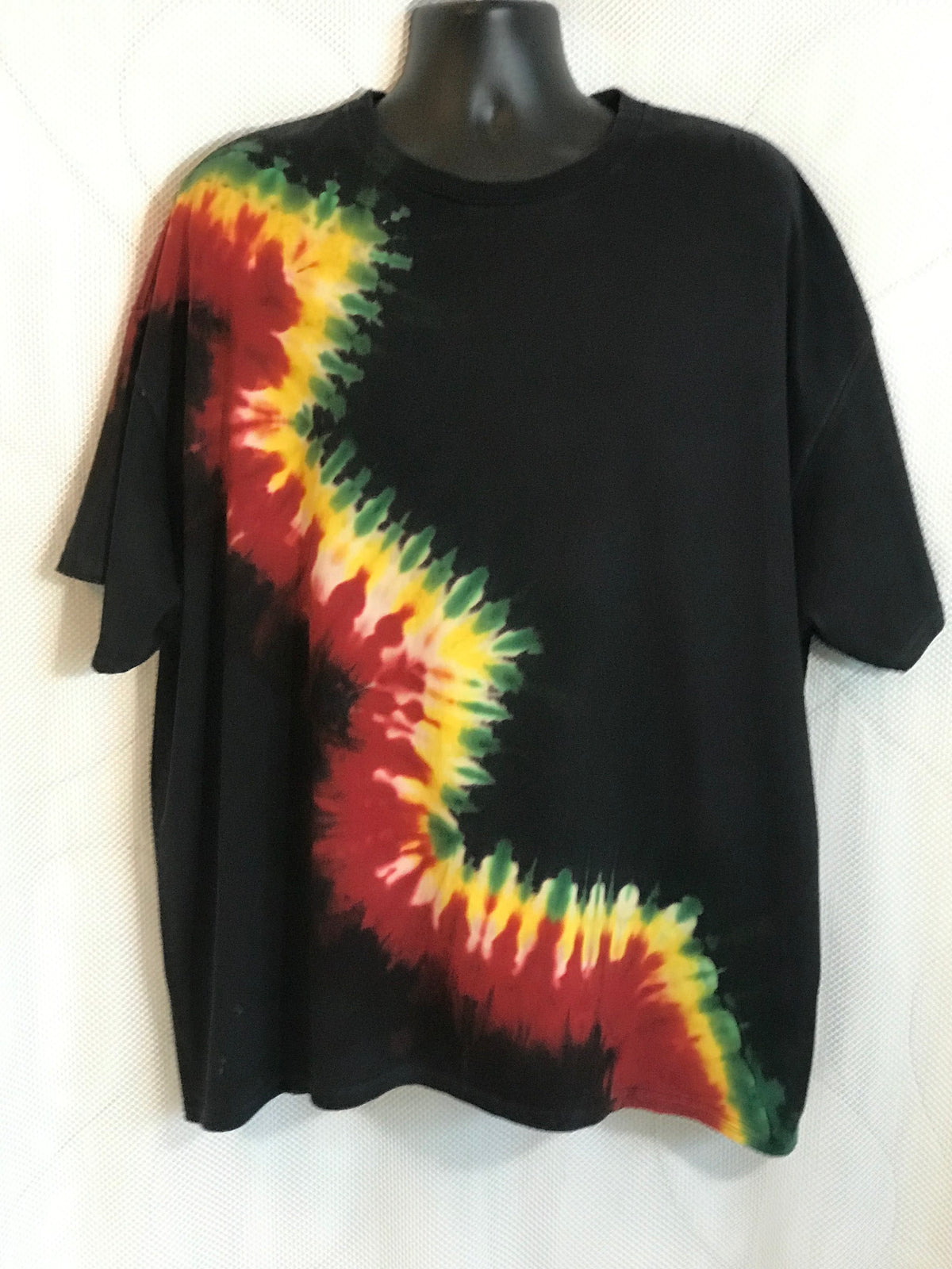 Adult 3-XL Black Red Yellow Green Zig Zag #1015