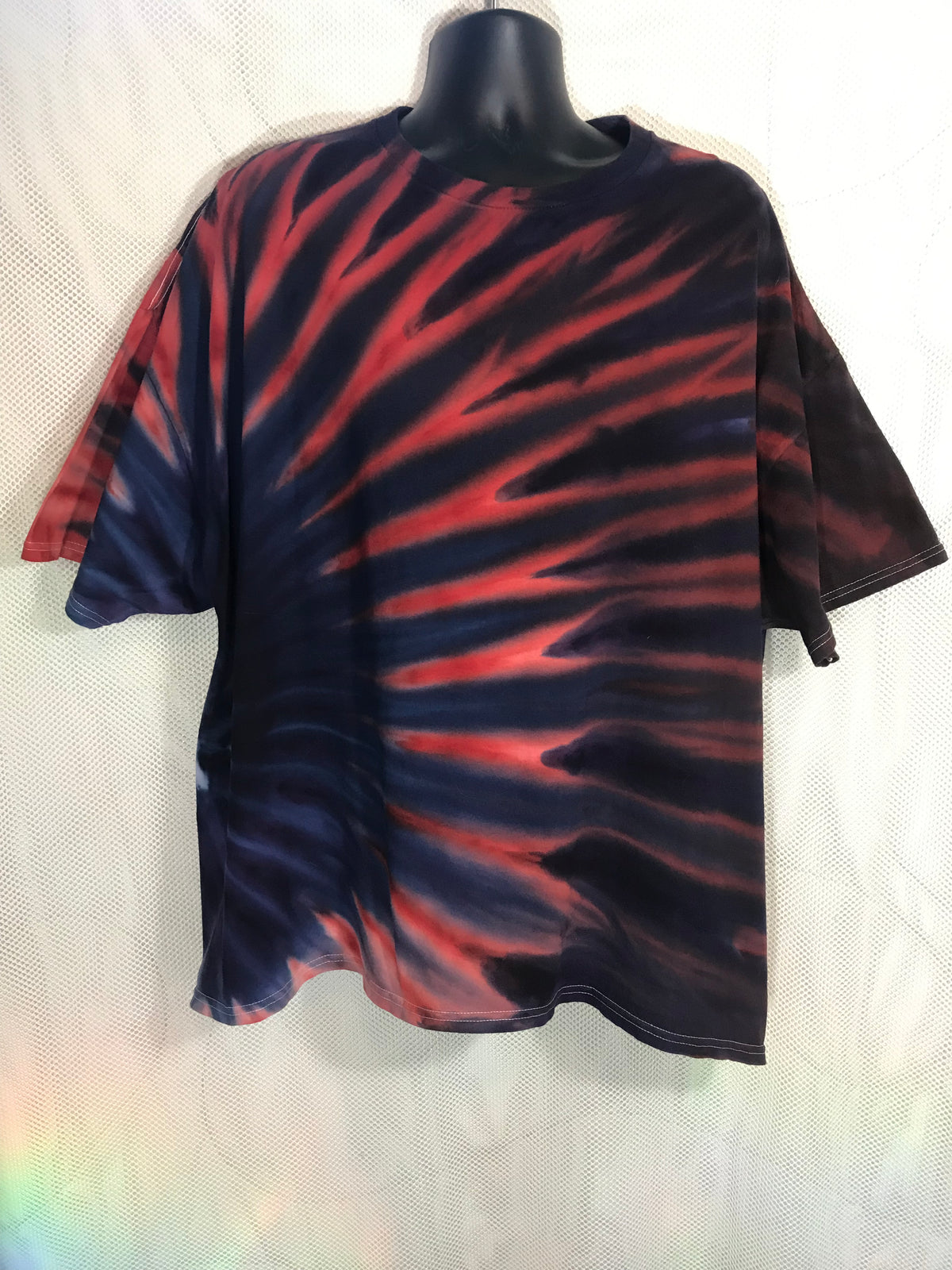 Adult 4-XL Red White & Blue Side Starburst #1111