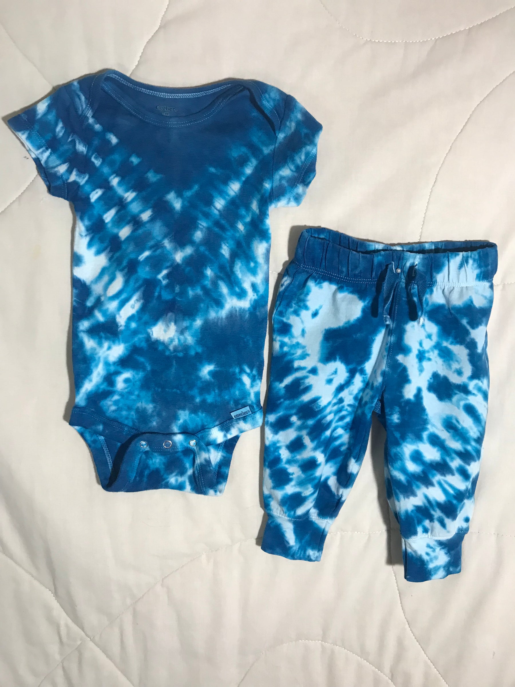 Infant 3-6 M Teal V With Pants #1224