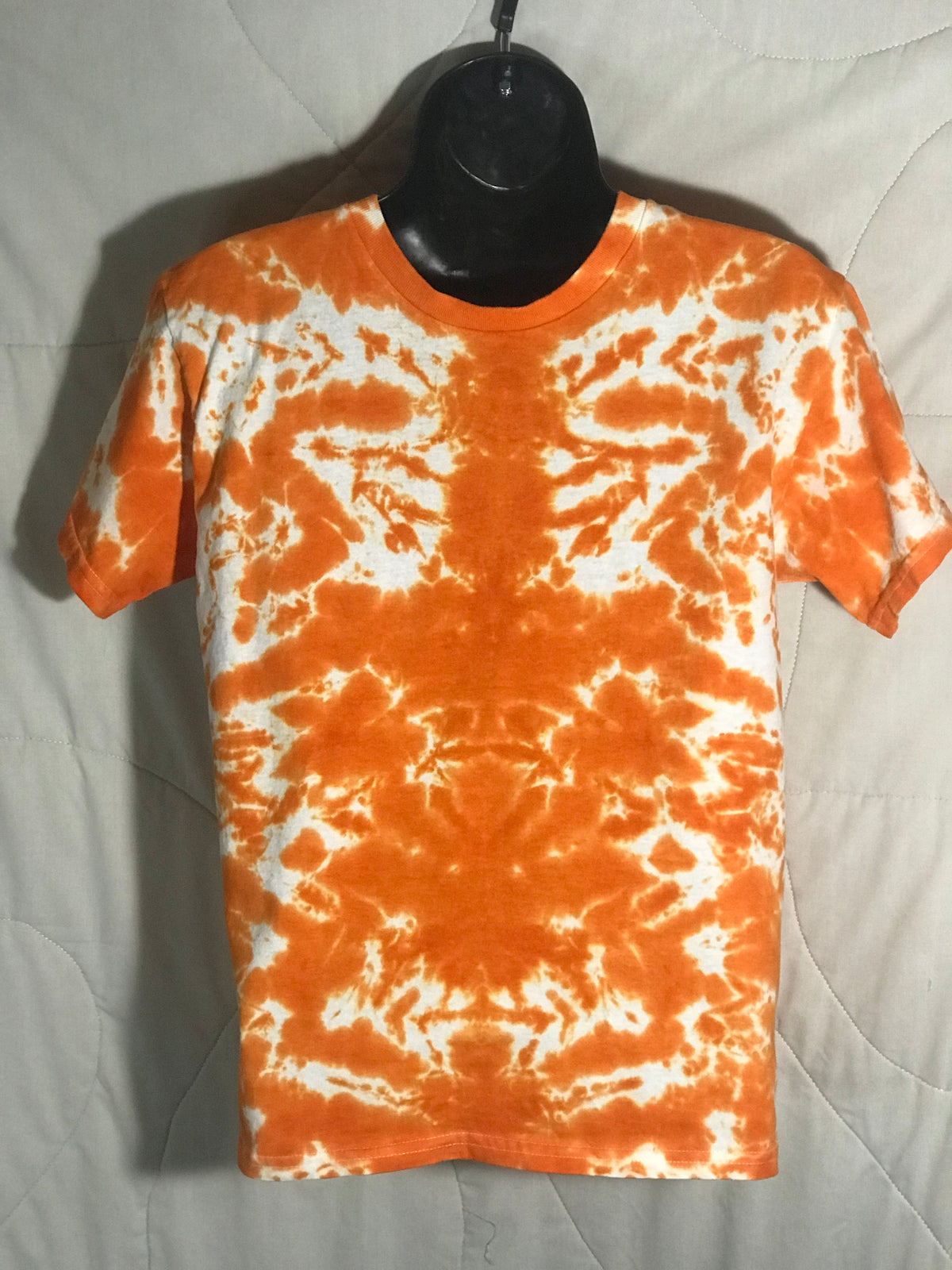 Youth Medium Orange and White Scrunch #1256