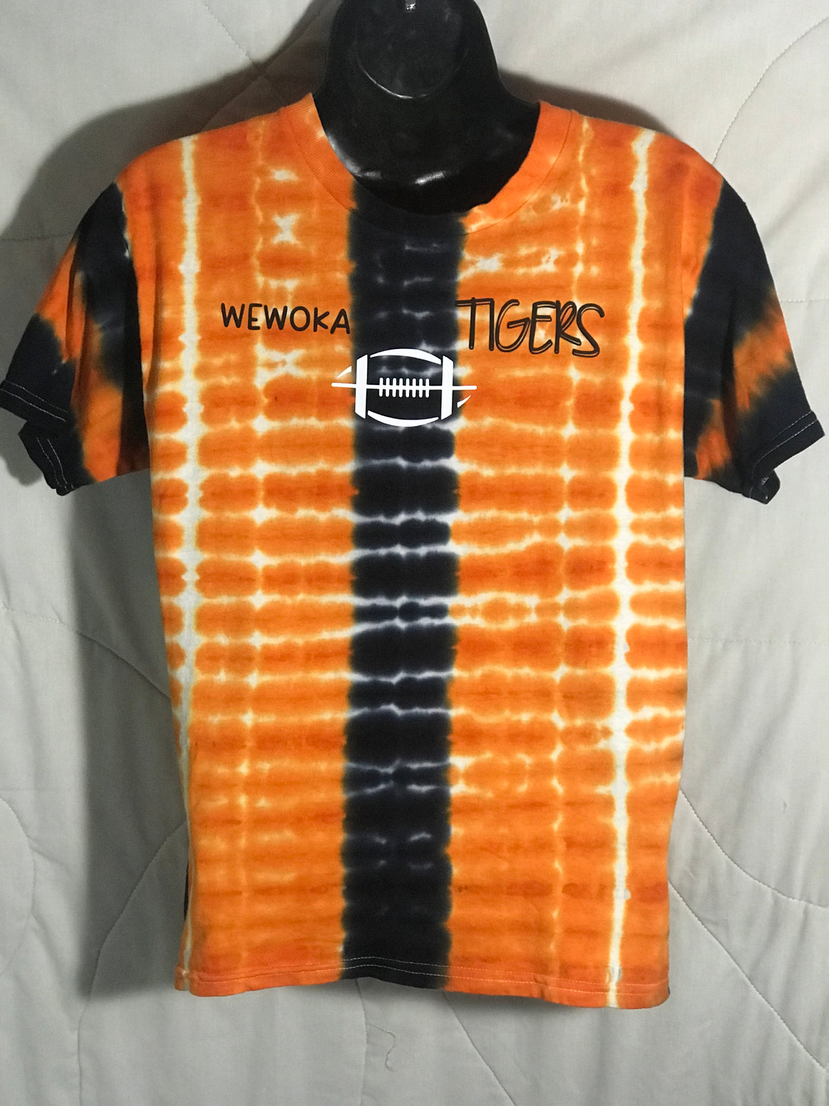 Youth Medium Orange and Black Wewoka Tigers #1269