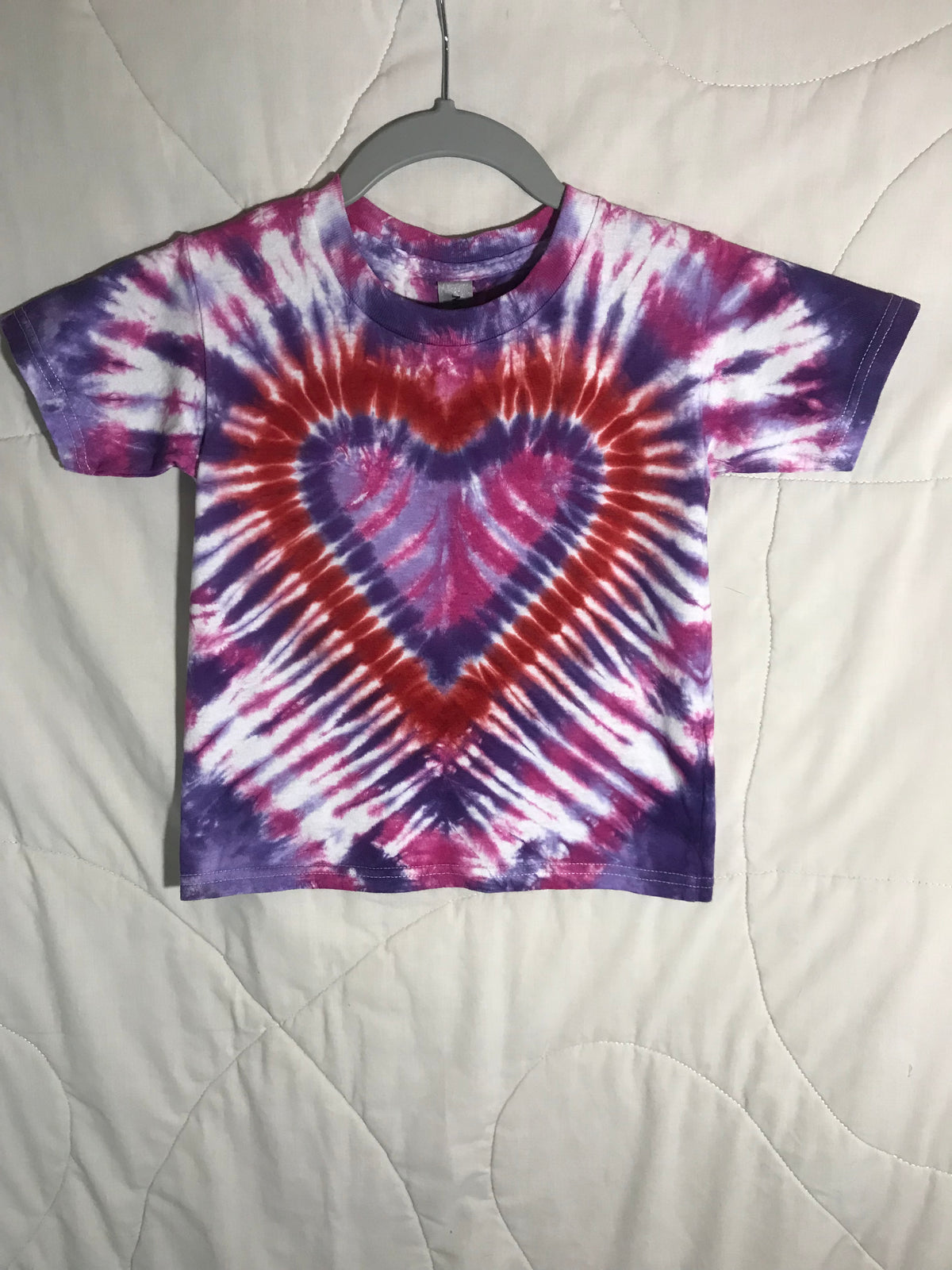 Toddler 4T Pink Purple Red Heart #1312