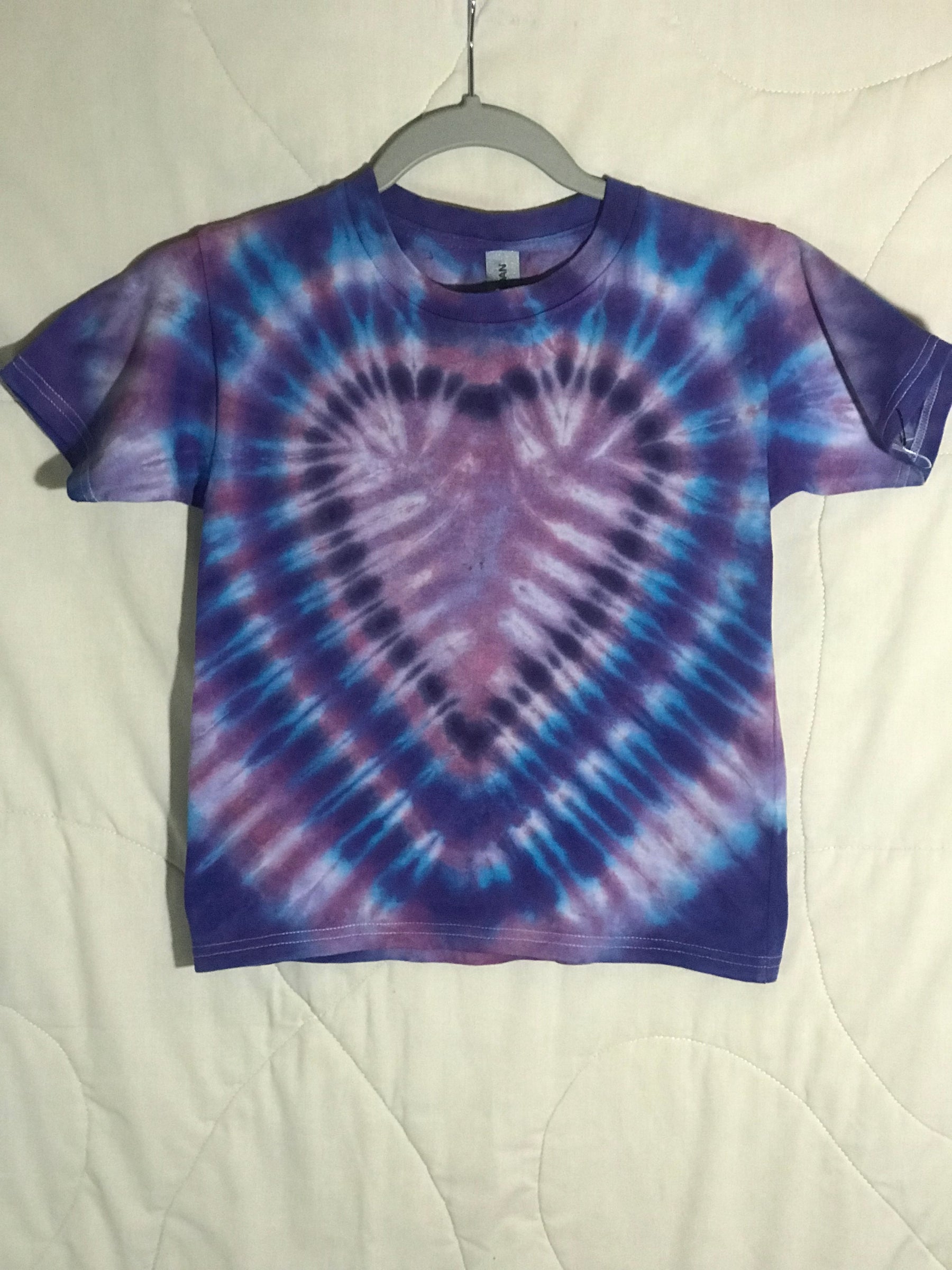 Toddler 6T Purple Blue Lavender Heart #1316