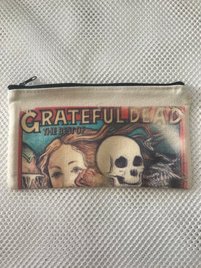 8" x 4.5" Grateful Dead Zippered Pouch #1318