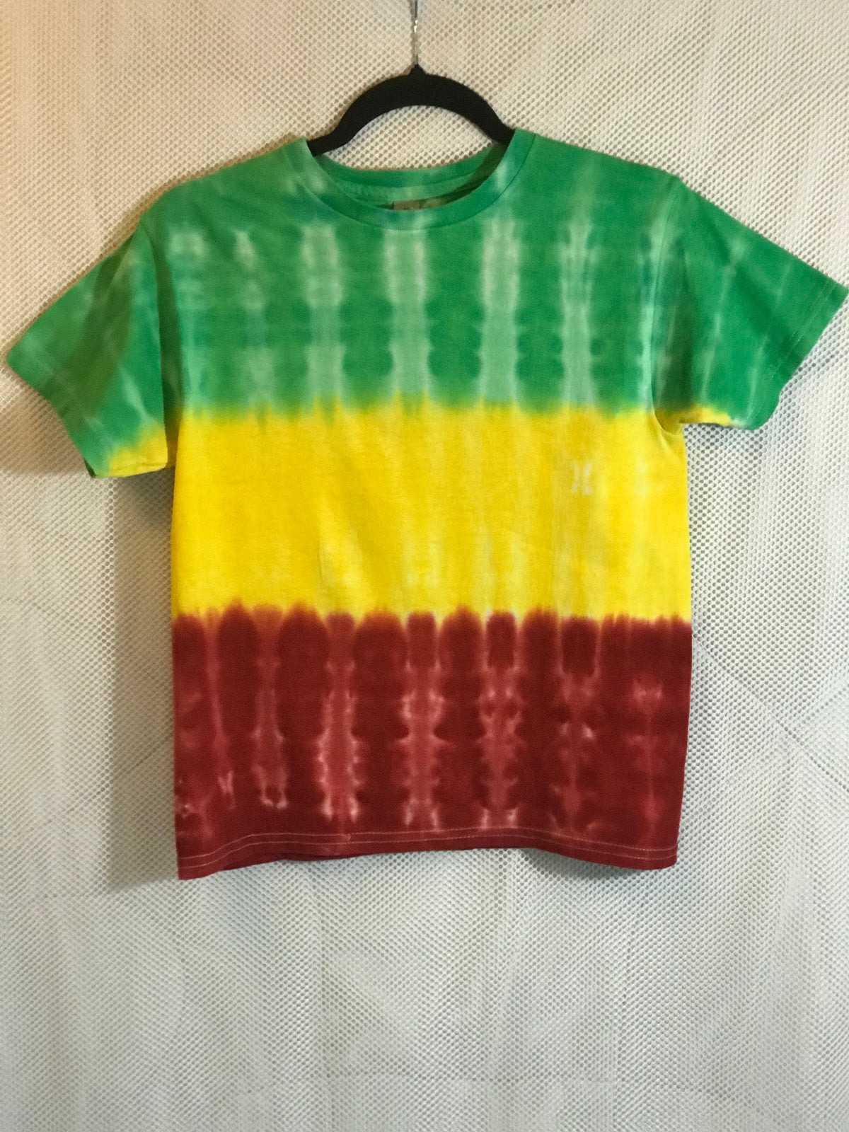 Youth Medium Green Yellow Red Stripes #1355