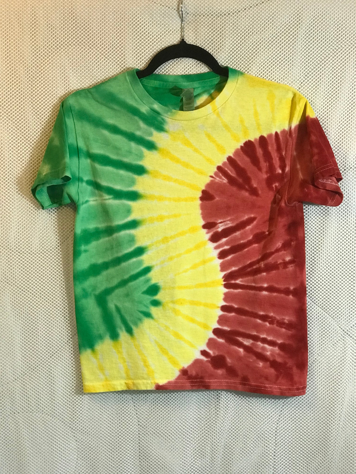 Youth Medium Green Yellow Red S Stripe #1356