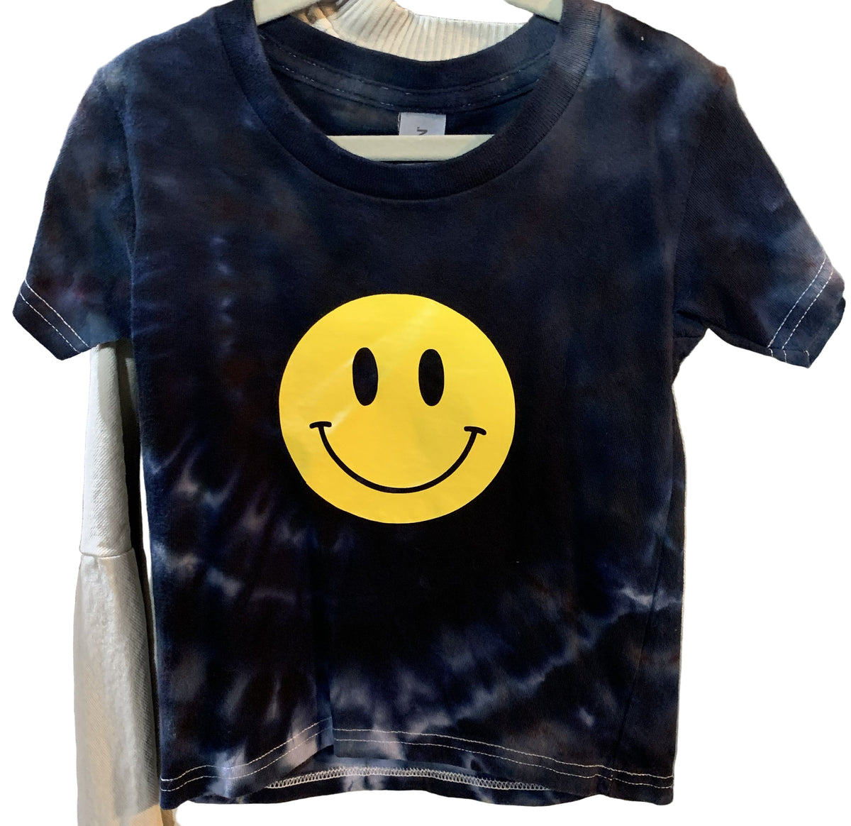 Toddler 3T Black Scrunch With a Smiley Face #1450