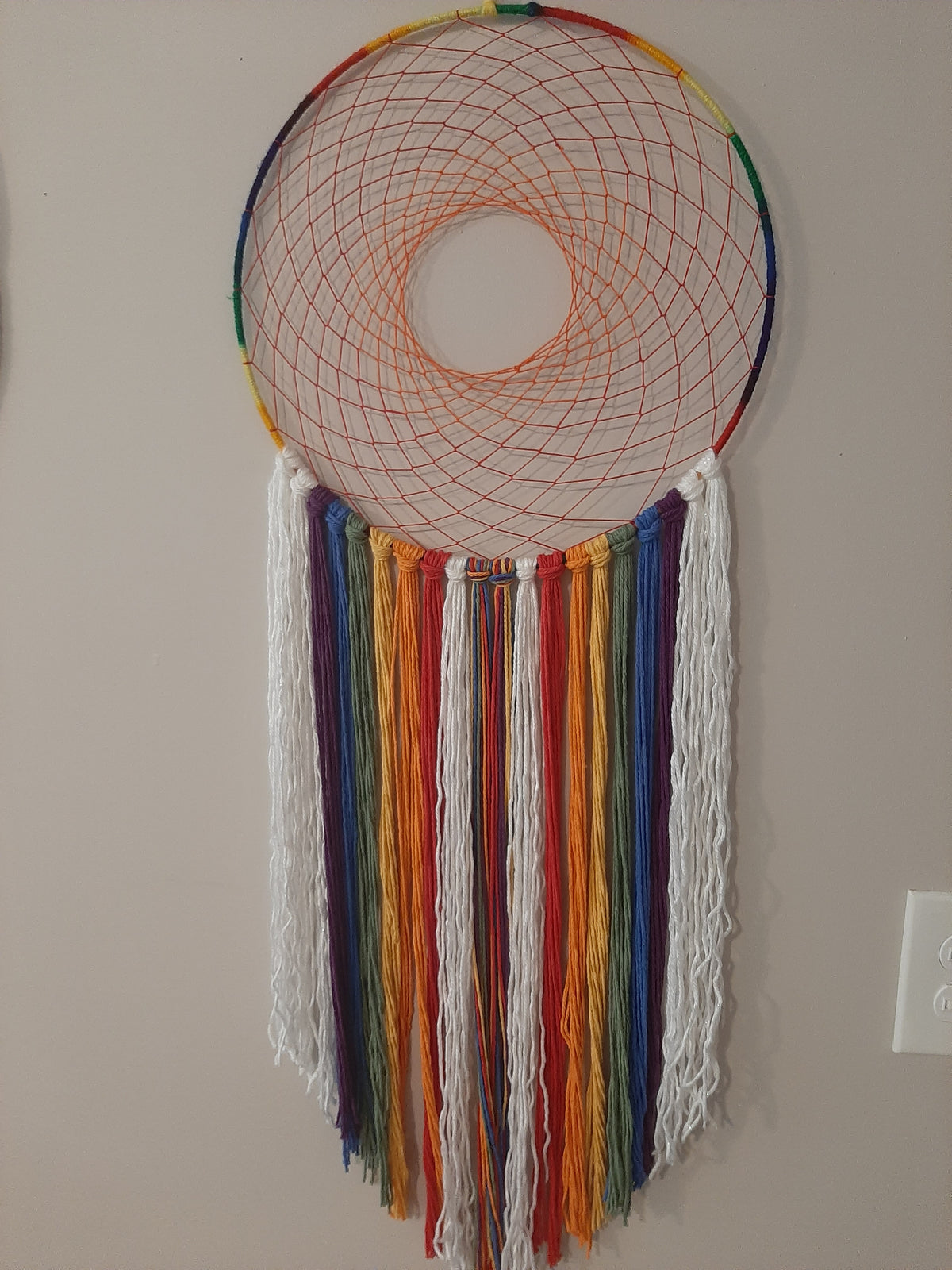 Wall Hanging 14" Rainbow SA #7