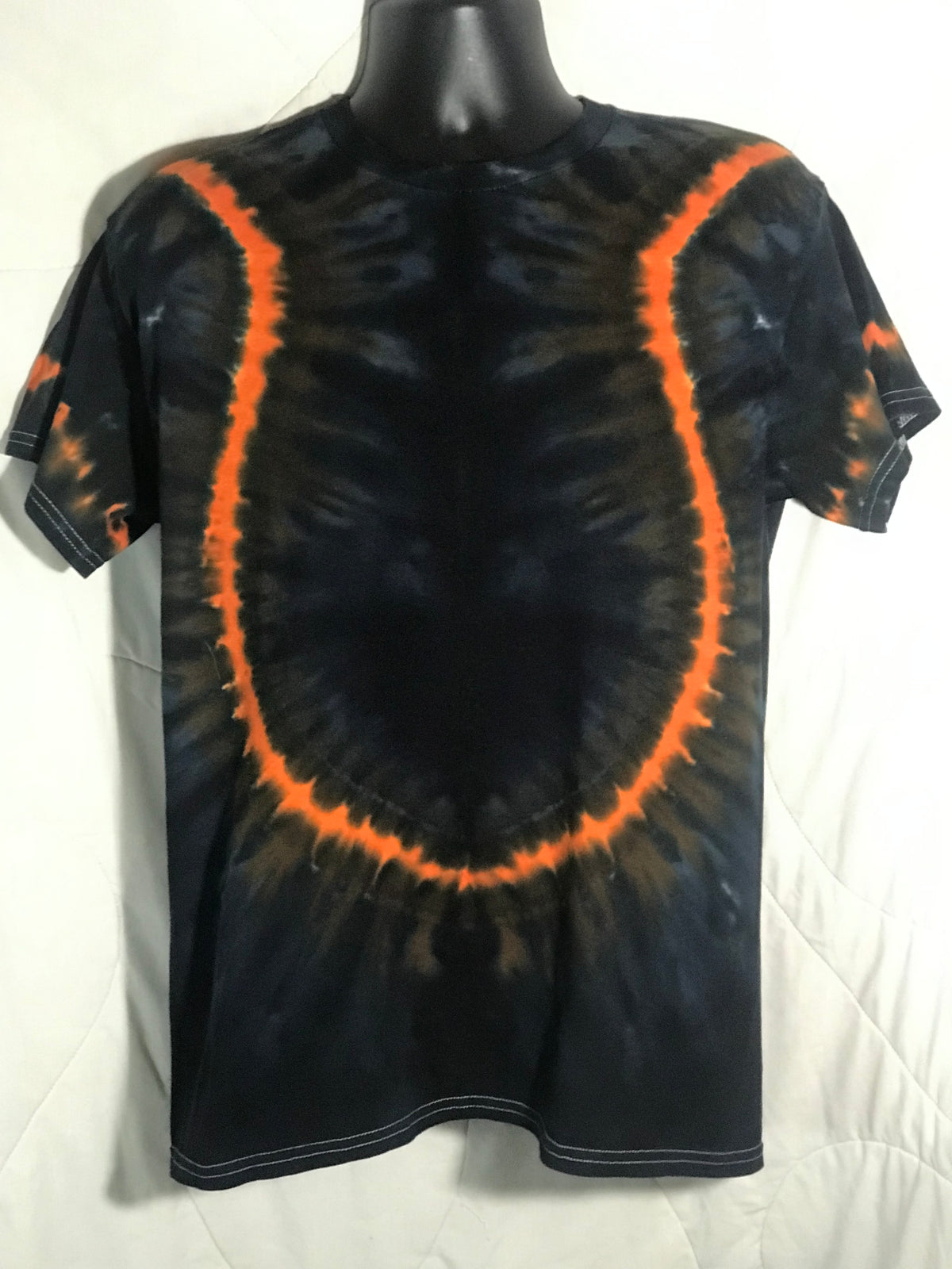 Adult Medium Black and Orange U #237