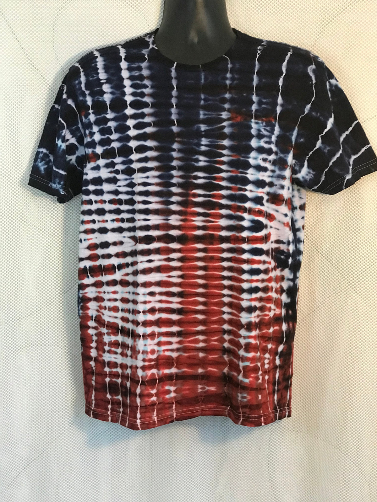 Adult Medium Red White and Blue Plaid #252