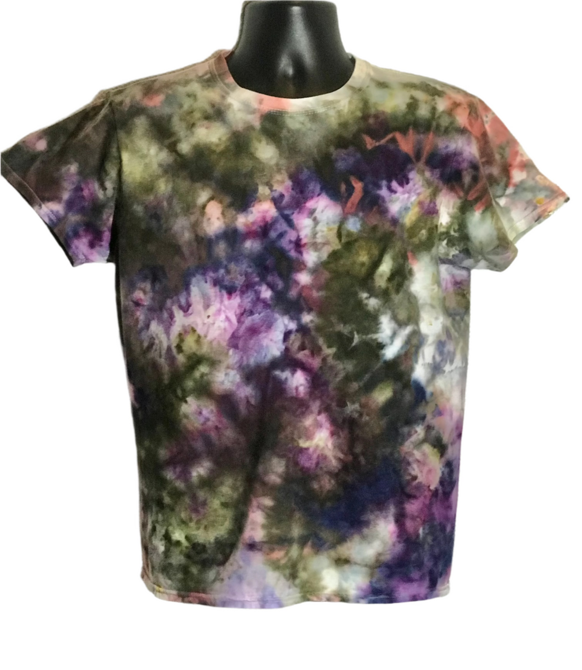 Adult Medium Green Purple and Pink Ice Dye #267