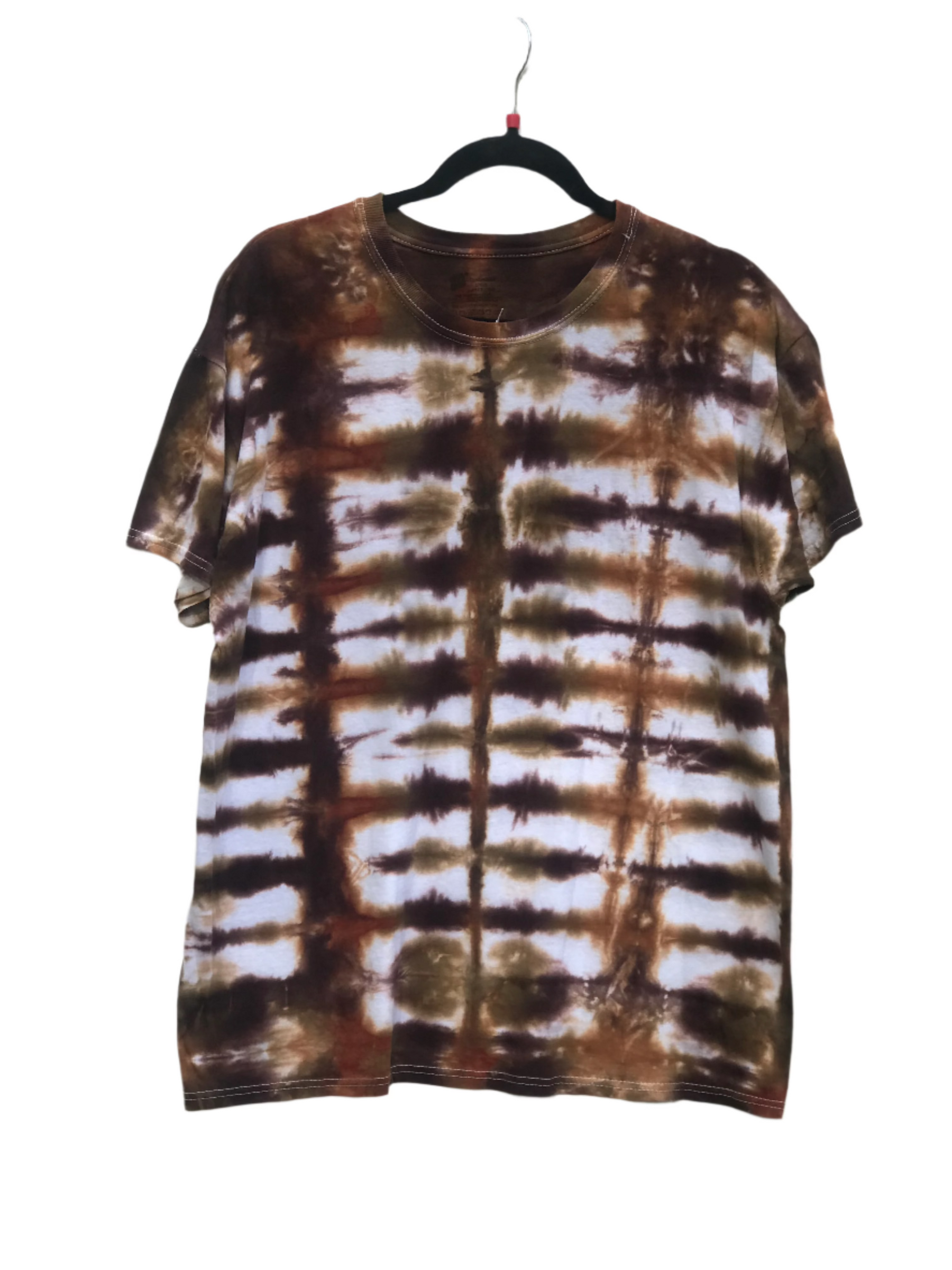 Adult Large Purple and Brown Tire Tracks #402