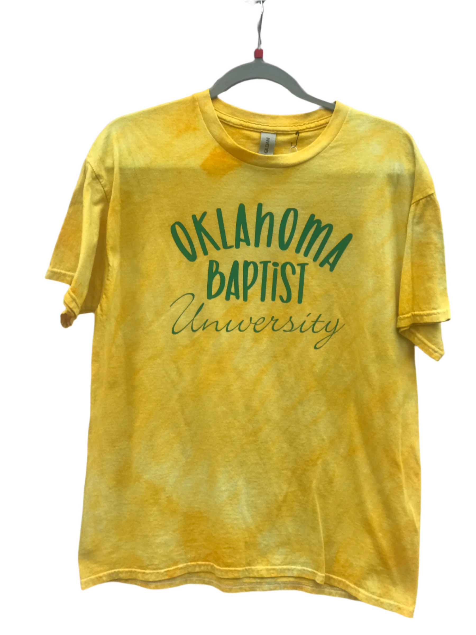 Adult Large Yellow Oklahoma Baptist University #449