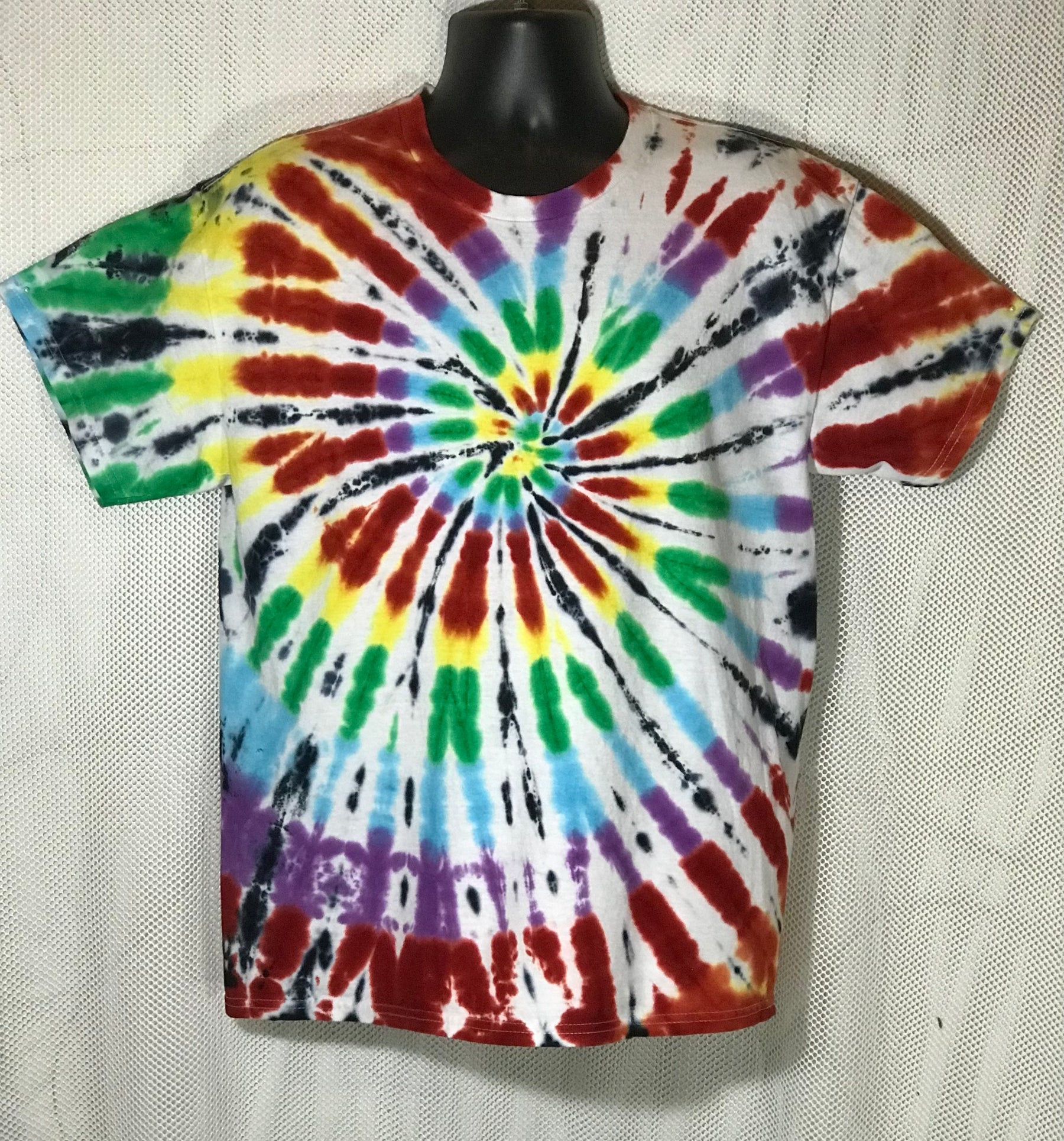 Adult Large Rainbow With White Spiral #504