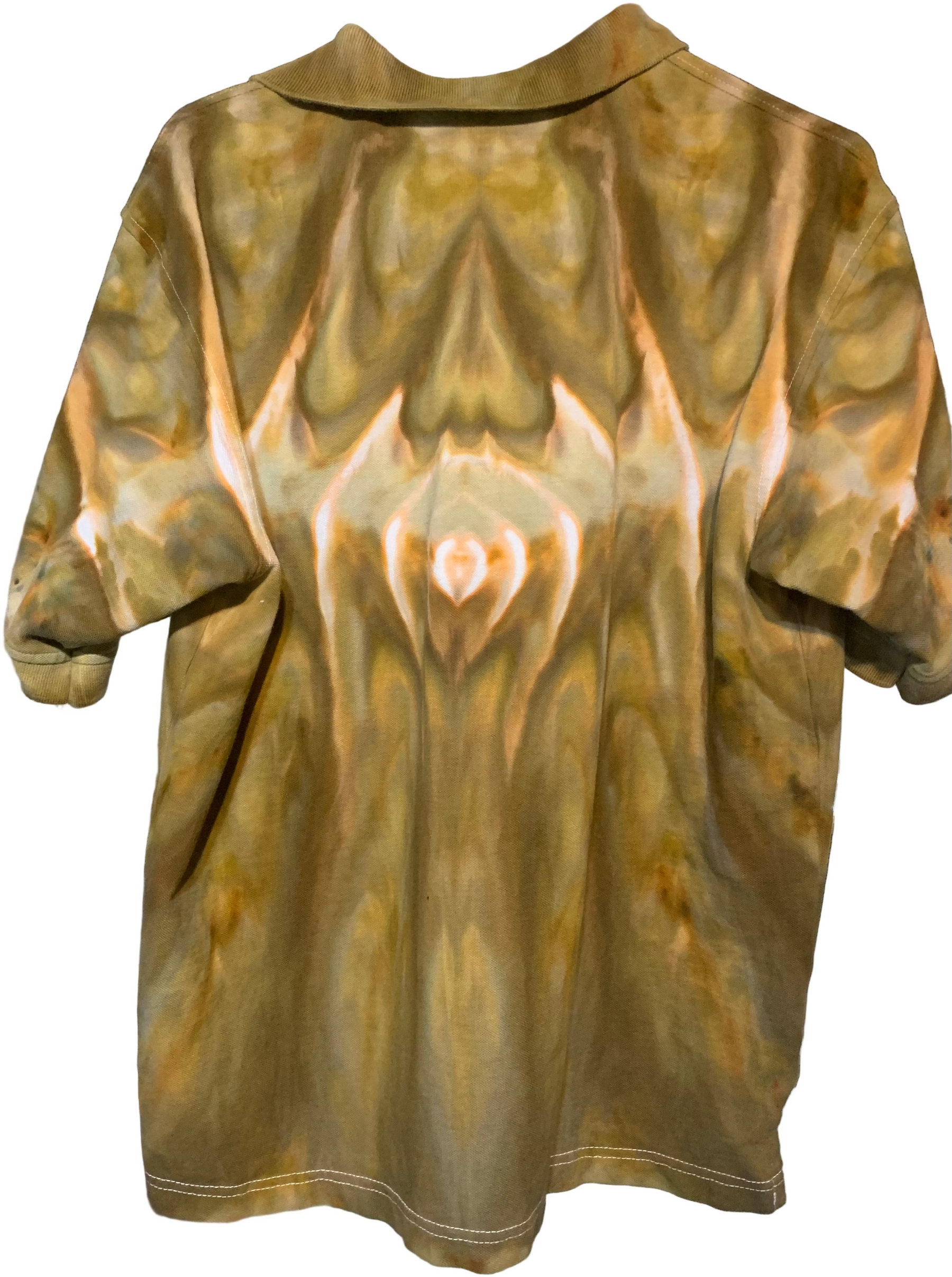 Adult Large Polo Amber Waves & Khaki #513