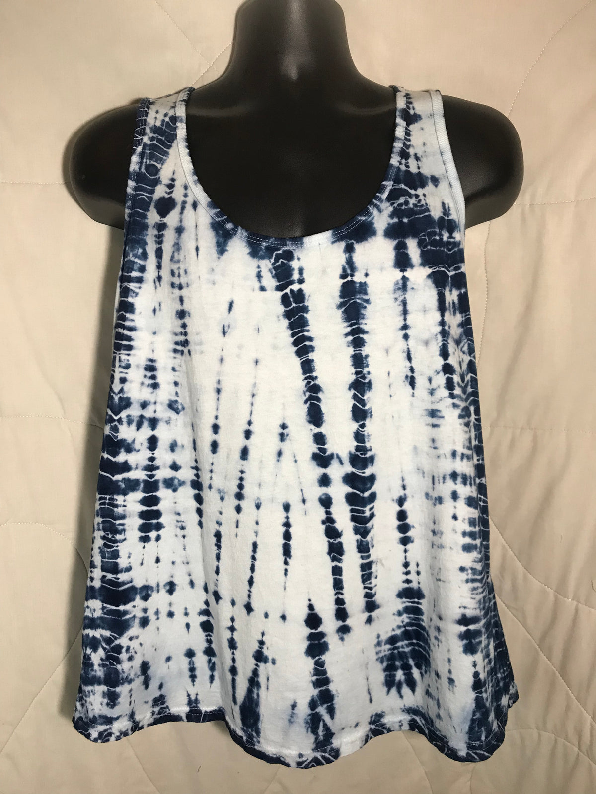 Adult XL Blue and White - Womens #633