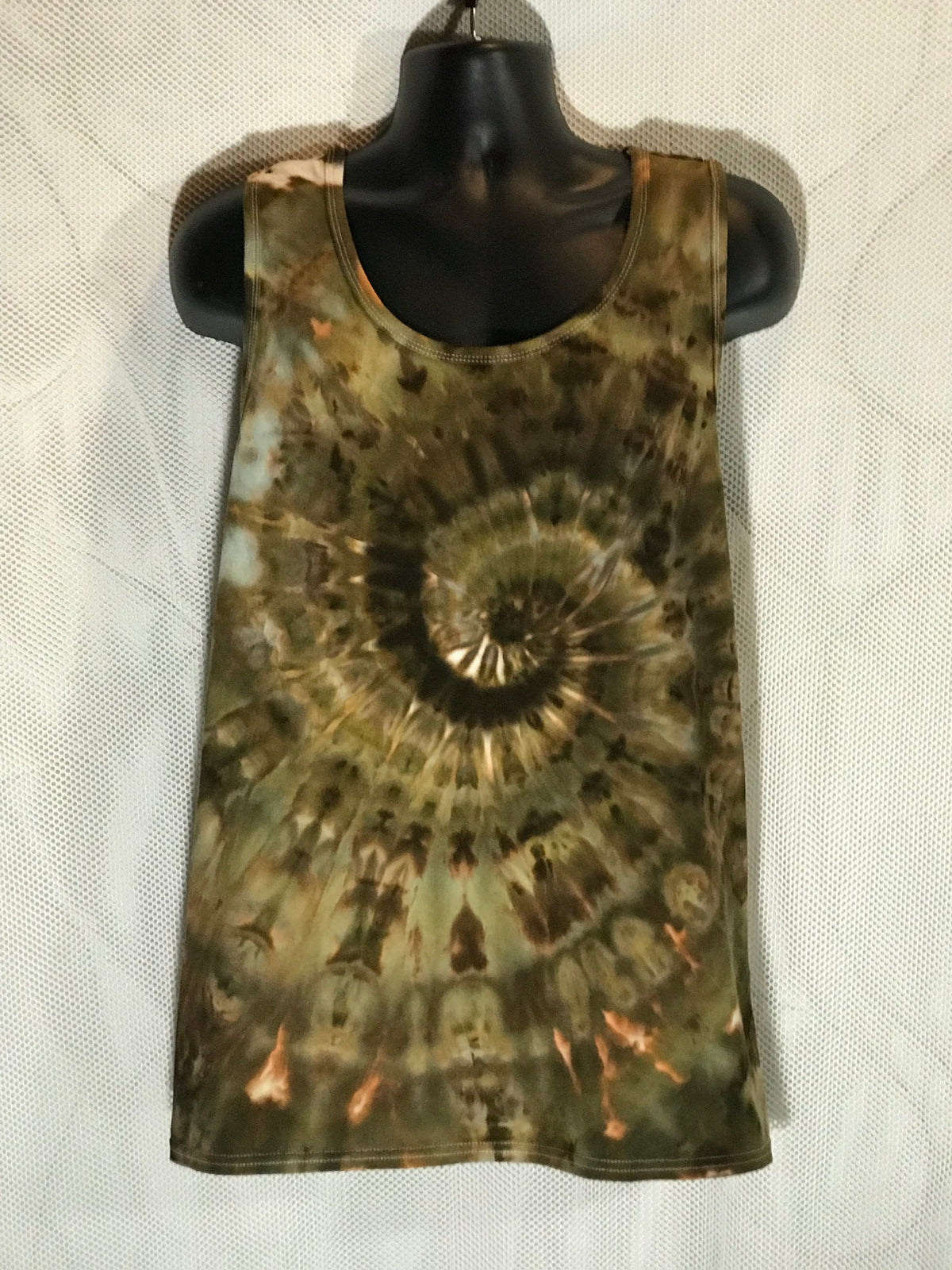 Adult XL Brown Variegated Mens Tank #686