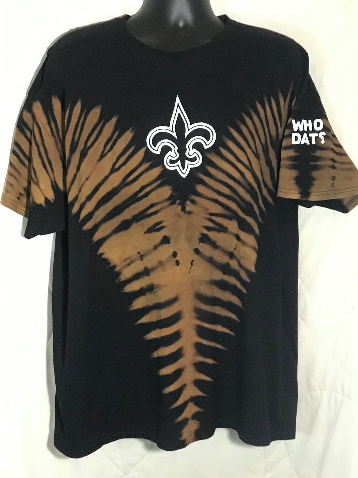 Adult 2-XL Who Dat? Fleur De Lis #838