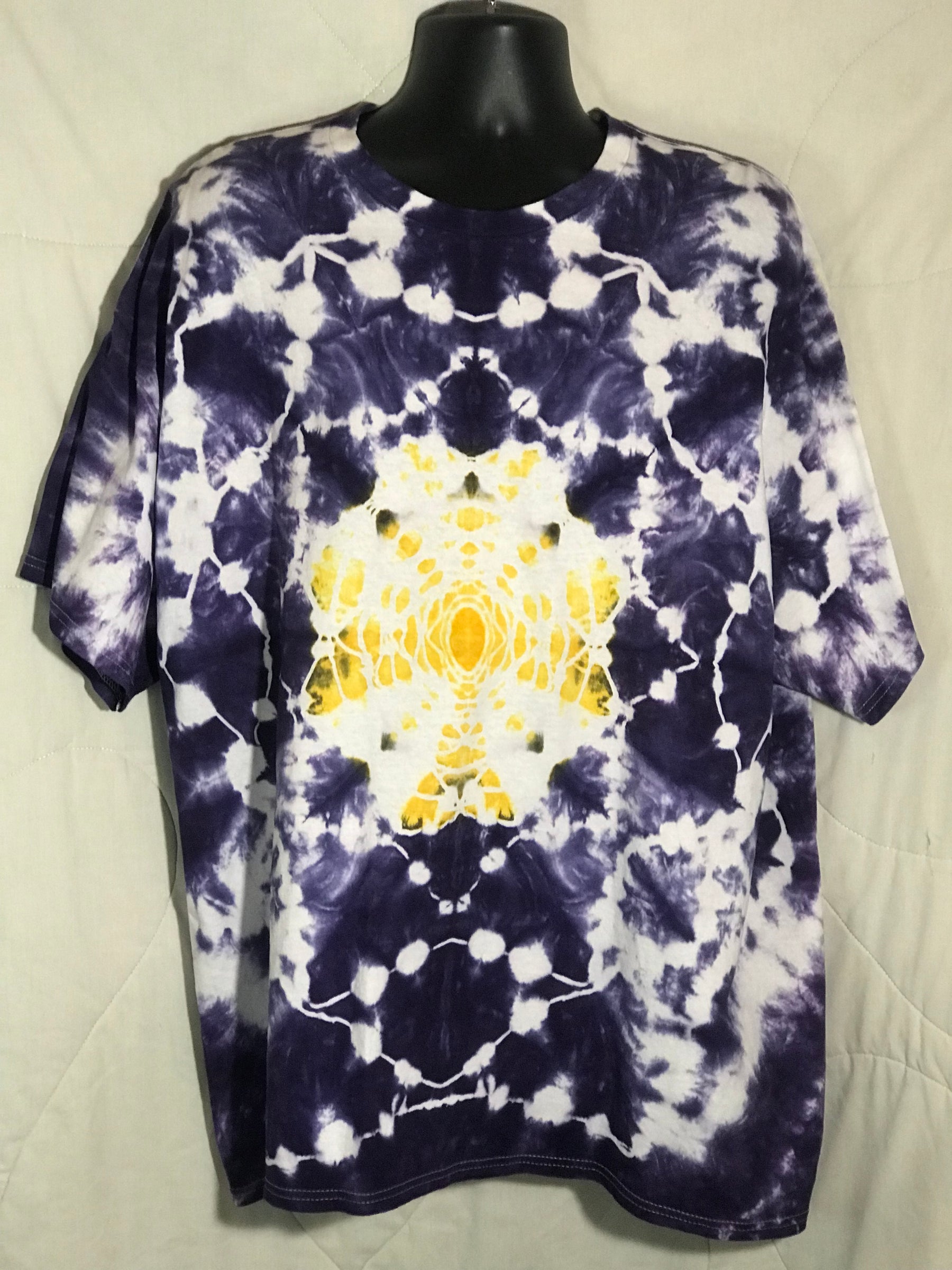 Adult 2-XL Purple With Yellow Mandella #839