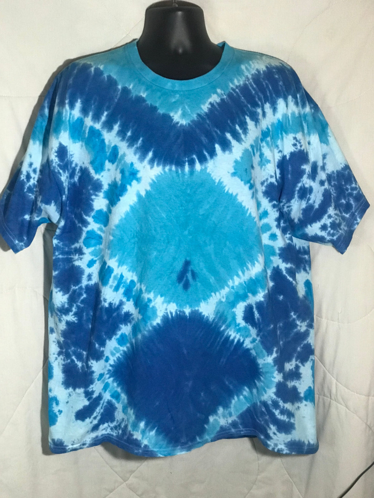 Adult 2-XL Blue and Turquoise Diamonds #850