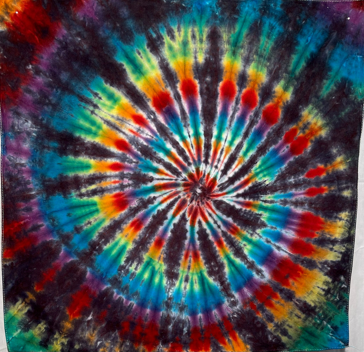 Bandana 22" x 22" Classic Dark Spiral BA #017