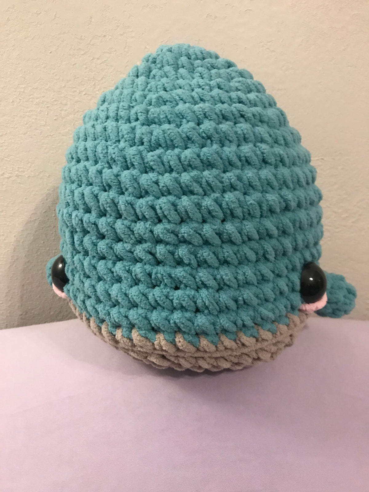 Crochet 9" x 11" XL Whale SC #99