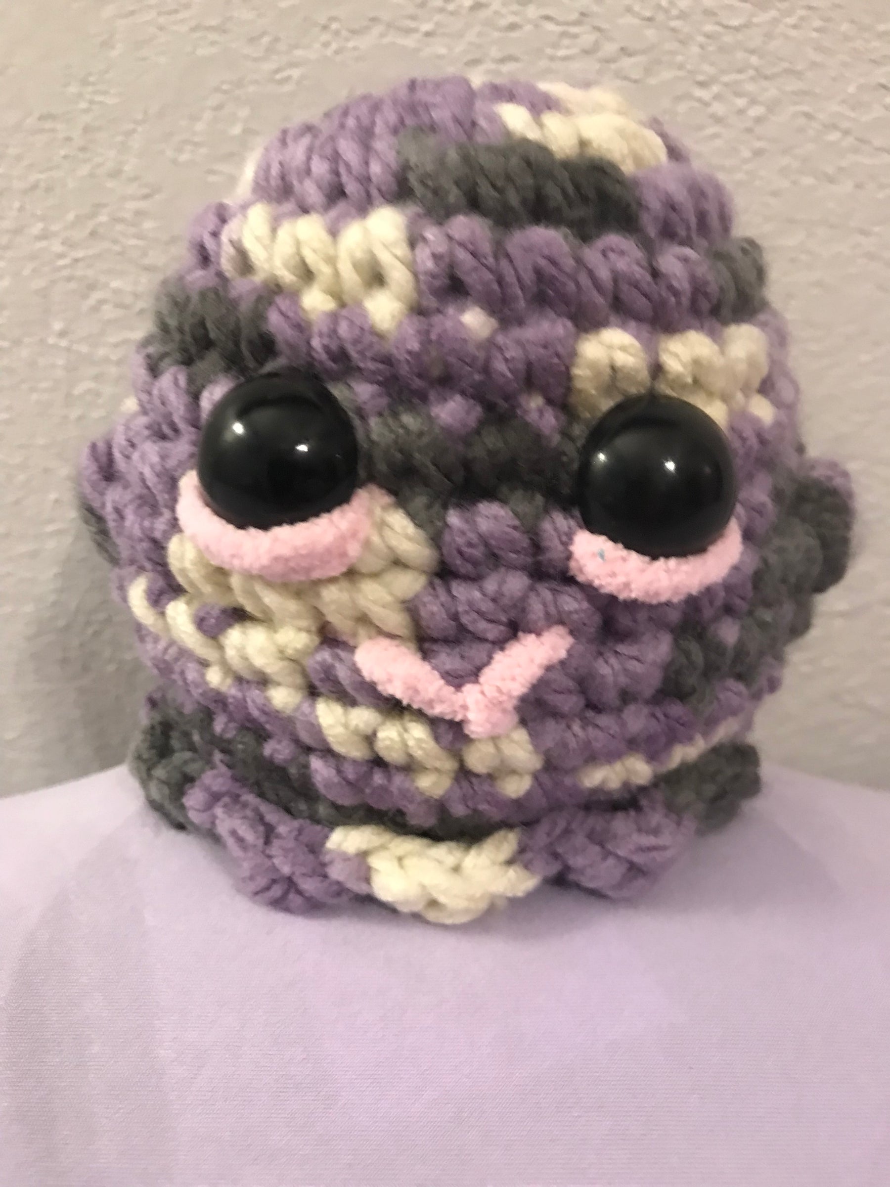 Crochet 5" Purple Variegated Ghostie SC #116